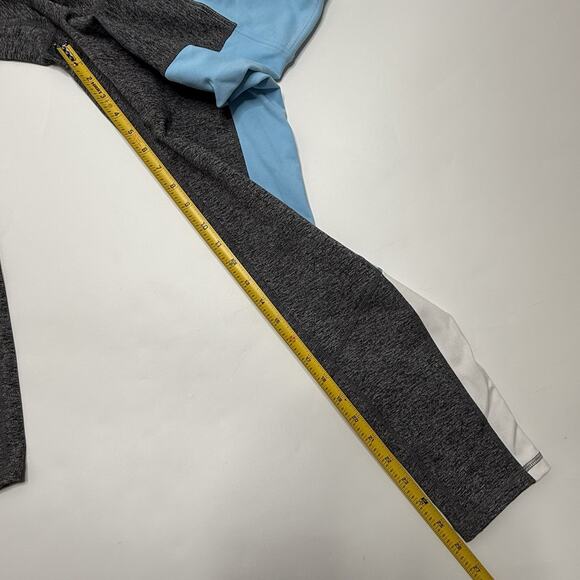 FootJoy Leggings Blue/Gray Colorblock Athletic Activewear Workout Golf Size L - Picture 4 of 9